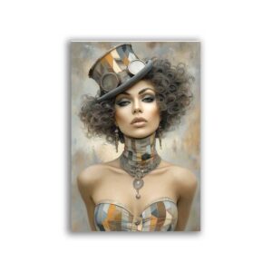 GF-STEAMPUNK-009. Carta di riso grande formato