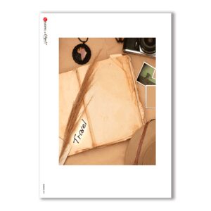 ALBUM-L-0061. Carta di riso album per decoupage.
