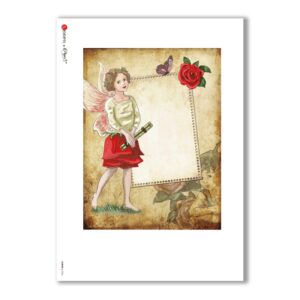 ALBUM-L-0066. Carta di riso album per decoupage.
