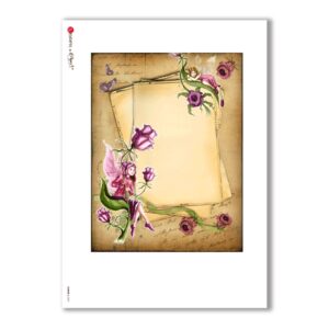 ALBUM-L-0067. Carta di riso album per decoupage.