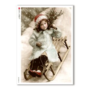 OLD-PHOTOS-0006. Carta di riso vittoriana per decoupage.