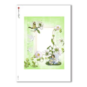 ALBUM-L-0070. Carta di riso album per decoupage.