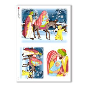 CULT-0002. Carta di riso sacra per decoupage.