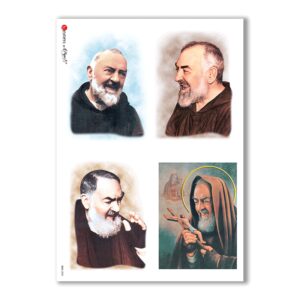 CULT-0003. Carta di riso sacra per decoupage.