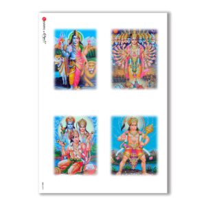 CULT-0010. Carta di riso sacra per decoupage.