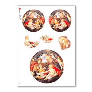 CULT-0013. Carta di riso sacra per decoupage.