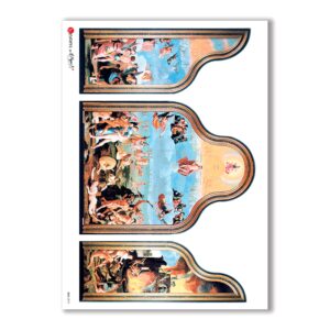 CULT-0015. Carta di riso sacra per decoupage.