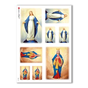 CULT-0017. Carta di riso sacra per decoupage.