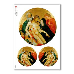 CULT-0023. Carta di riso sacra per decoupage.