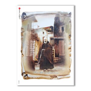 CULT-0026. Carta di riso sacra per decoupage.