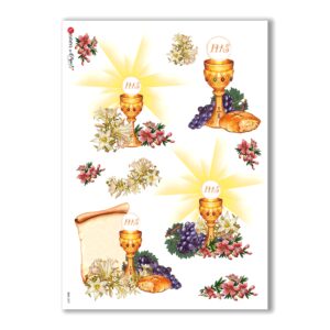 CULT-0027. Carta di riso sacra per decoupage.
