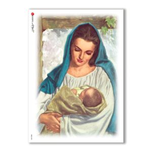 CULT-0032. Carta di riso sacra per decoupage.