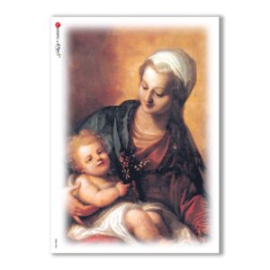 CULT-0036. Carta di riso sacra per decoupage.