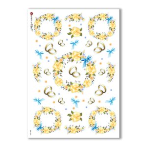 CULT-0039. Carta di riso sacra per decoupage.