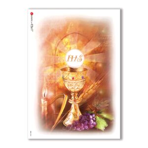 CULT-0042. Carta di riso sacra per decoupage.