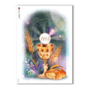 CULT-0043. Carta di riso sacra per decoupage.