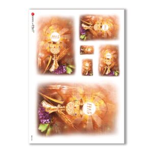CULT-0046. Carta di riso sacra per decoupage.