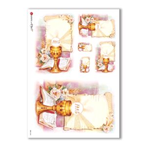 CULT-0048. Carta di riso sacra per decoupage.