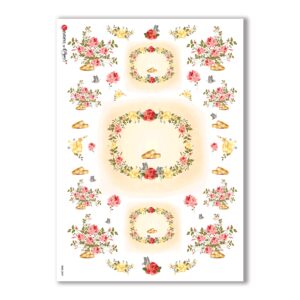 CULT-0049. Carta di riso sacra per decoupage.
