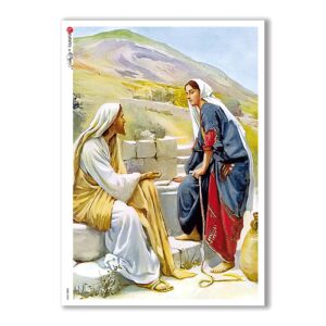 CULT-0050. Carta di riso sacra per decoupage.