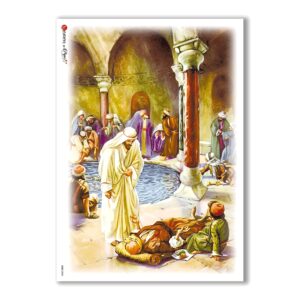 CULT-0052. Carta di riso sacra per decoupage.