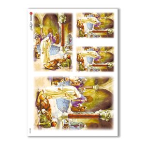 CULT-0053. Carta di riso sacra per decoupage.