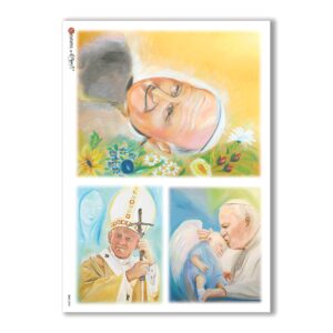 CULT-0054. Carta di riso sacra per decoupage.