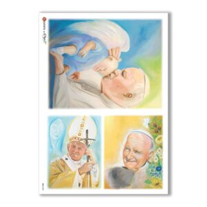 CULT-0055. Carta di riso sacra per decoupage.
