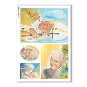 CULT-0056. Carta di riso sacra per decoupage.
