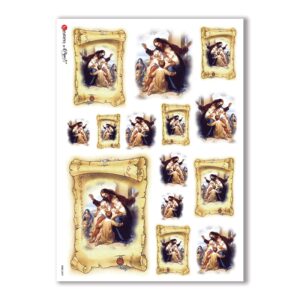 CULT-0057. Carta di riso sacra per decoupage.