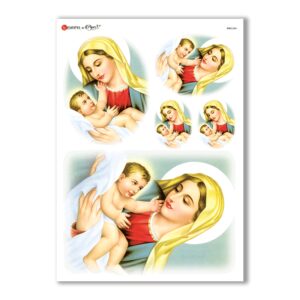 CULT-0061. Carta di riso sacra per decoupage.