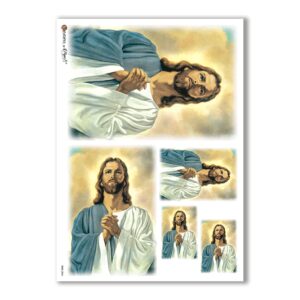 CULT-0064. Carta di riso sacra per decoupage.