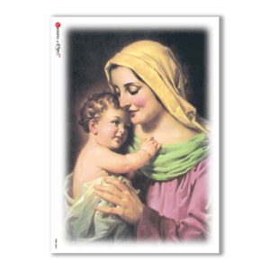 CULT-0065. Carta di riso sacra per decoupage.
