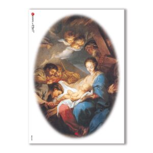 CULT-0067. Carta di riso sacra per decoupage.