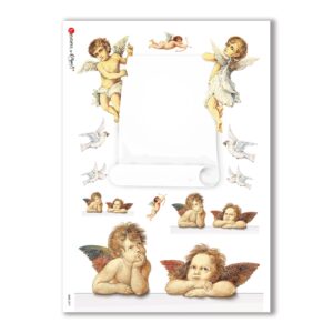 CULT-0071. Carta di riso sacra per decoupage.