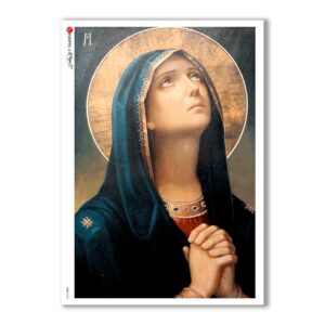 CULT-0072. Carta di riso sacra per decoupage.