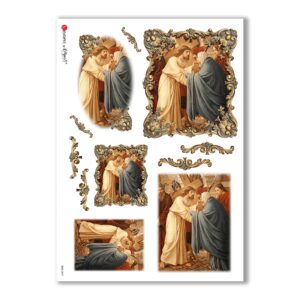 CULT-0079. Carta di riso sacra per decoupage.