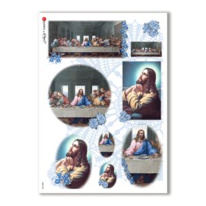 CULT-0081. Carta di riso sacra per decoupage.