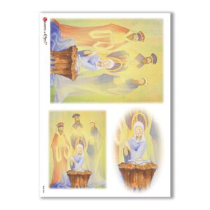 CULT-0084. Carta di riso sacra per decoupage.