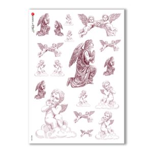CULT-0085. Carta di riso sacra per decoupage.