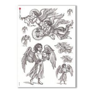 CULT-0088. Carta di riso sacra per decoupage.