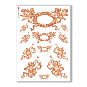 CULT-0090. Carta di riso sacra per decoupage.