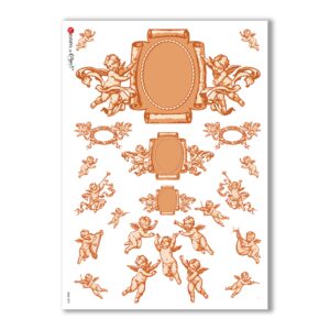 CULT-0092. Carta di riso sacra per decoupage.