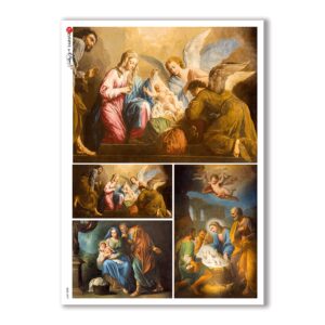 CULT-0097. Carta di riso sacra per decoupage.
