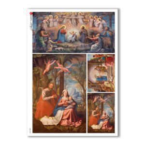 CULT-0099. Carta di riso sacra per decoupage.
