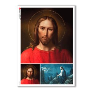 CULT-0100. Carta di riso sacra per decoupage.