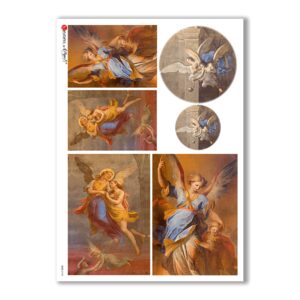 CULT-0104. Carta di riso sacra per decoupage.