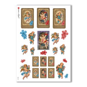 CULT-0105. Carta di riso sacra per decoupage.