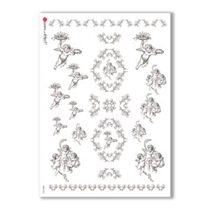 CULT-0108. Carta di riso sacra per decoupage.