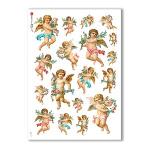 CULT-0111. Carta di riso sacra per decoupage.